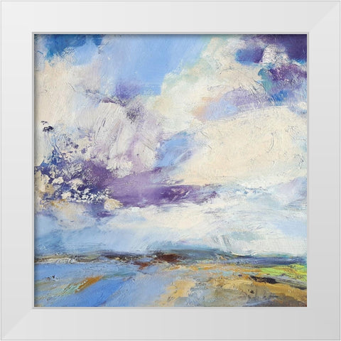 Brisk White Modern Wood Framed Art Print by Kinmont, Andrew
