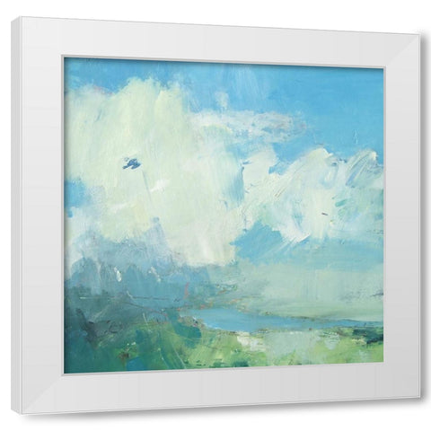 Pale Light White Modern Wood Framed Art Print by Kinmont, Andrew