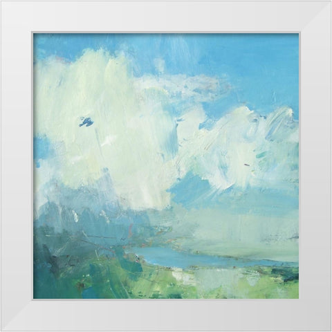 Pale Light White Modern Wood Framed Art Print by Kinmont, Andrew
