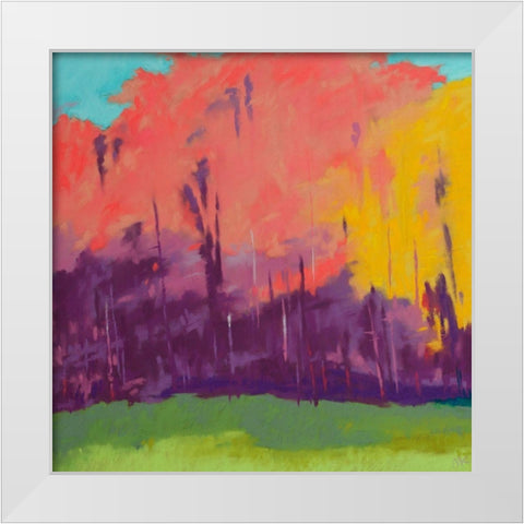 Bright View No. 2 White Modern Wood Framed Art Print by Kelly, Mike
