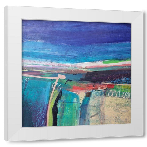 Flying Low No. 3 White Modern Wood Framed Art Print by Kinmont, Andrew