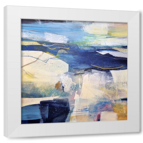Slipping The Bonds Of Earth White Modern Wood Framed Art Print by Kinmont, Andrew