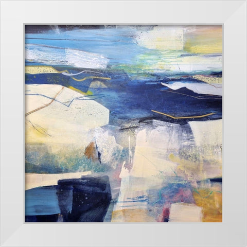 Slipping The Bonds Of Earth White Modern Wood Framed Art Print by Kinmont, Andrew