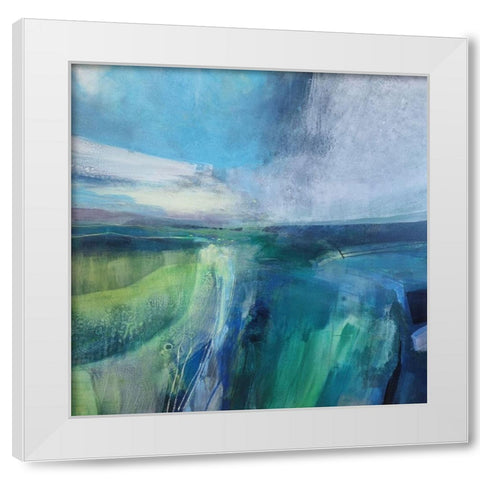 Viridescent Valley No. 2 White Modern Wood Framed Art Print by Kinmont, Andrew