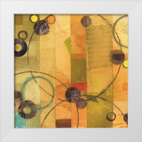 Of This World No. 14 White Modern Wood Framed Art Print by Koury, Aleah
