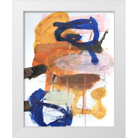 Imagine I was There No. 1 White Modern Wood Framed Art Print by Lauzon, Danielle