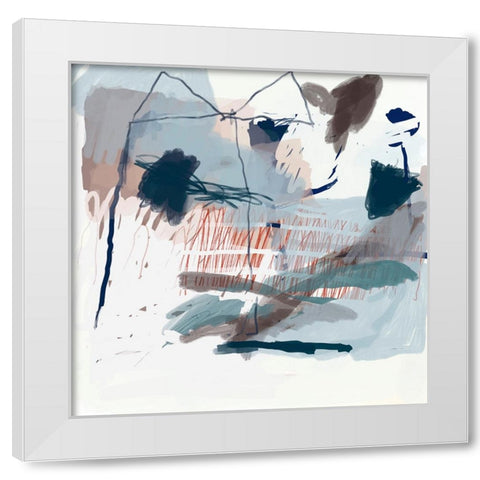 The Garden of the Castle White Modern Wood Framed Art Print by Lauzon, Danielle