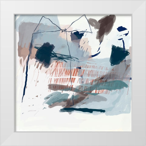 The Garden of the Castle White Modern Wood Framed Art Print by Lauzon, Danielle