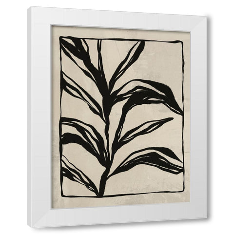 Garden 2 White Modern Wood Framed Art Print by LivinLi