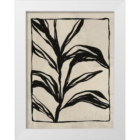 Garden 2 White Modern Wood Framed Art Print by LivinLi