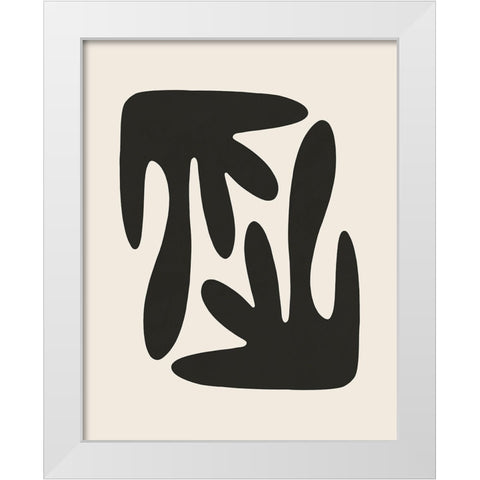 Mirror White Modern Wood Framed Art Print by LivinLi