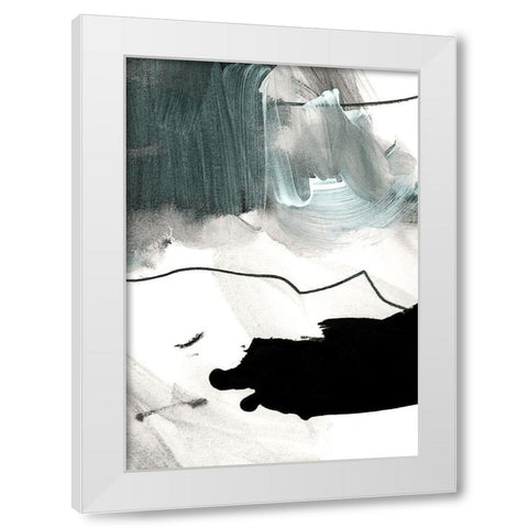 BS 4 White Modern Wood Framed Art Print by Lehnhardt, Iris