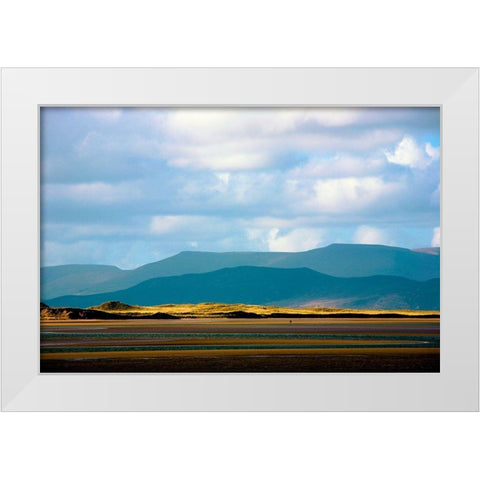 Inch No. 1 White Modern Wood Framed Art Print by Leprince, Vincent