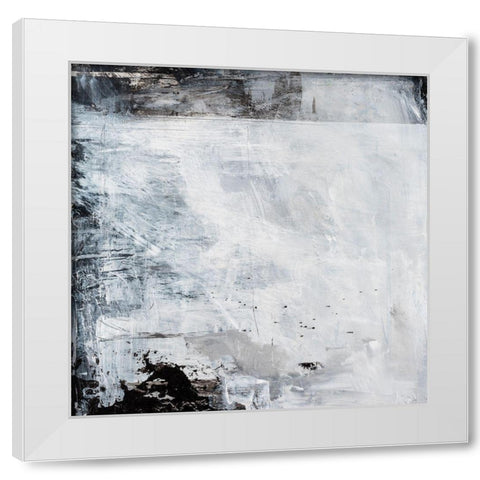 Dialogue White Modern Wood Framed Art Print by Lenssen, Georganna