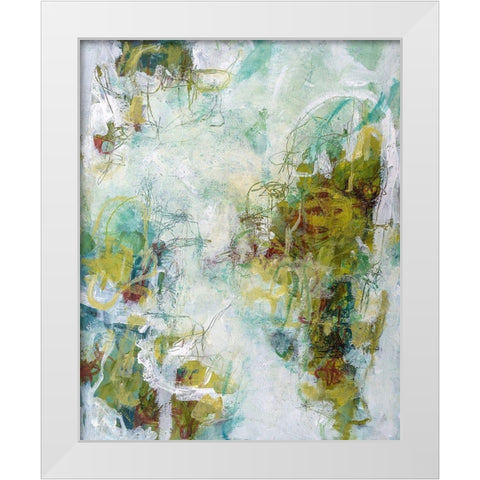 Everyday Is Earth Day White Modern Wood Framed Art Print by Leslie, Carole