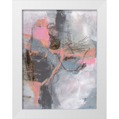 Holiday Mind White Modern Wood Framed Art Print by Leslie, Carole