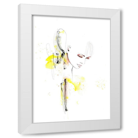 On The Inside White Modern Wood Framed Art Print by Larsdotter, Lotta
