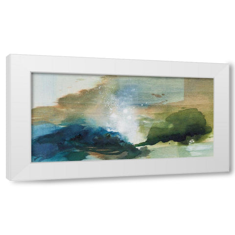 Mermaid Pool White Modern Wood Framed Art Print by Leaver, Tara