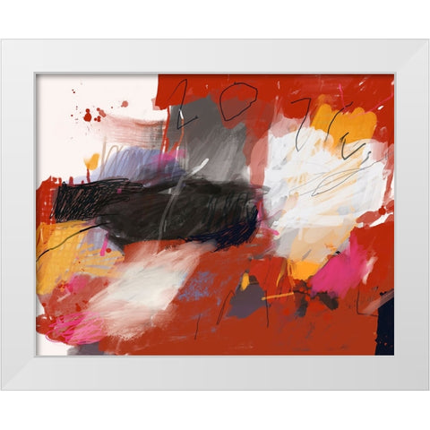 2023 White Modern Wood Framed Art Print by Lauzon, Danielle
