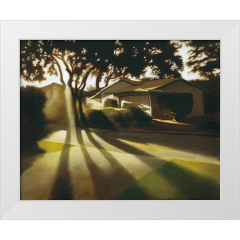 In the Time of Our Lives White Modern Wood Framed Art Print by Monzon, Rick