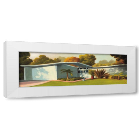 Mar Vista White Modern Wood Framed Art Print by Monzon, Rick