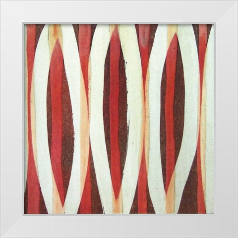 Carousing Closed II White Modern Wood Framed Art Print by Miller, Allison G
