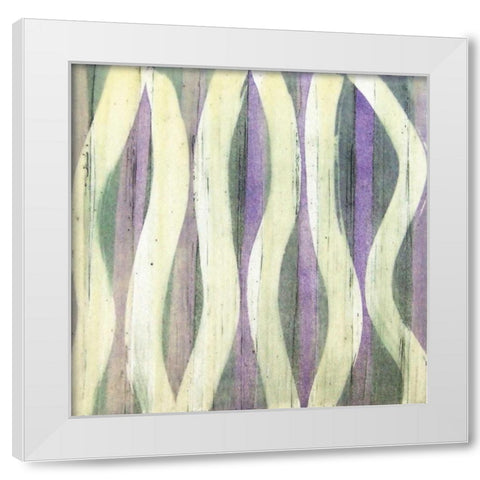 Carousing Open II White Modern Wood Framed Art Print by Miller, Allison G