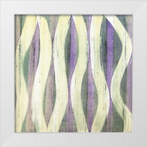 Carousing Open II White Modern Wood Framed Art Print by Miller, Allison G