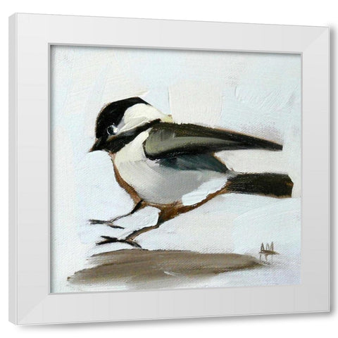 Coming In for a Landing White Modern Wood Framed Art Print by Moulton, Angela