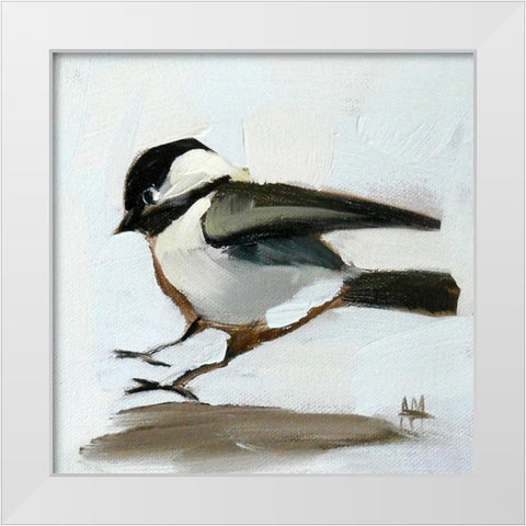 Coming In for a Landing White Modern Wood Framed Art Print by Moulton, Angela