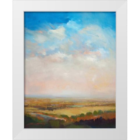 Once Remembered White Modern Wood Framed Art Print by McCarthy, William