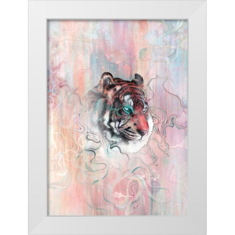 Illusive by Nature White Modern Wood Framed Art Print by Miller, Mat