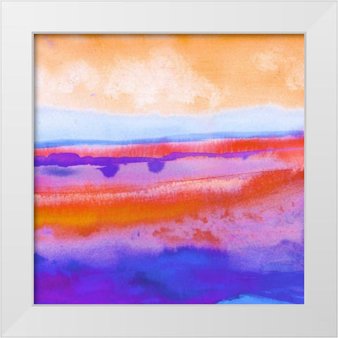 Destiny II White Modern Wood Framed Art Print by Maldonado, Jacqueline