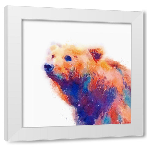 The Protective II White Modern Wood Framed Art Print by Maldonado, Jacqueline