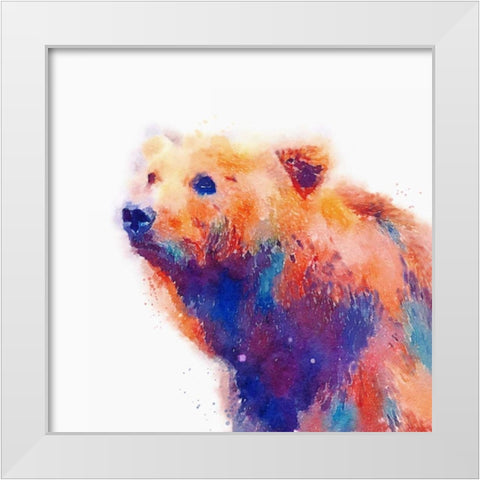 The Protective II White Modern Wood Framed Art Print by Maldonado, Jacqueline