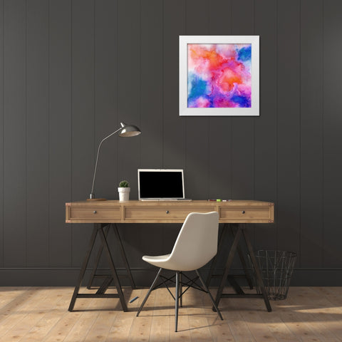 Acquiesce III White Modern Wood Framed Art Print by Maldonado, Jacqueline