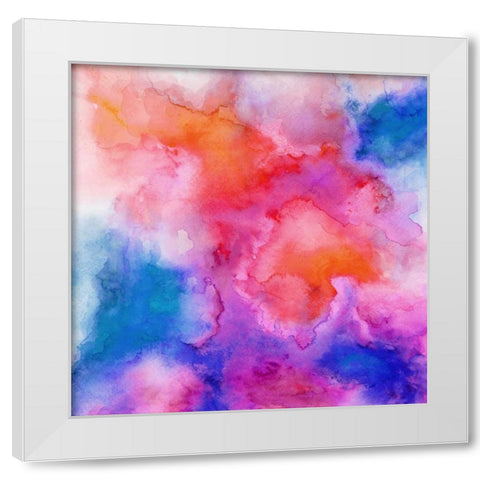 Acquiesce III White Modern Wood Framed Art Print by Maldonado, Jacqueline