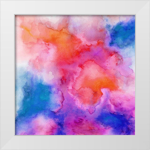Acquiesce III White Modern Wood Framed Art Print by Maldonado, Jacqueline