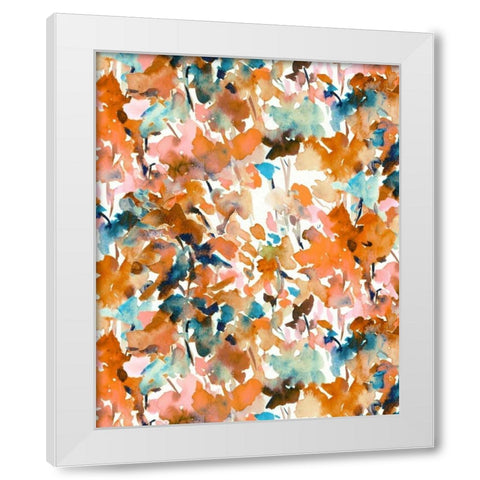 Local Color Orange White Modern Wood Framed Art Print by Maldonado, Jacqueline