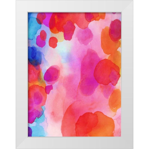 Speechless II White Modern Wood Framed Art Print by Maldonado, Jacqueline