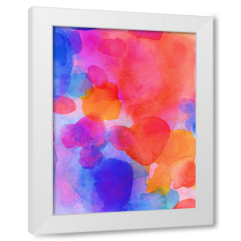 The Shaman II White Modern Wood Framed Art Print by Maldonado, Jacqueline