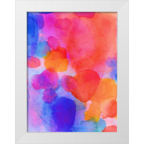 The Shaman II White Modern Wood Framed Art Print by Maldonado, Jacqueline