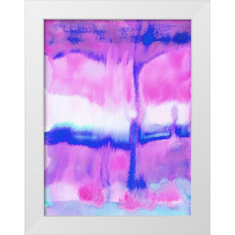 Undertow II White Modern Wood Framed Art Print by Maldonado, Jacqueline