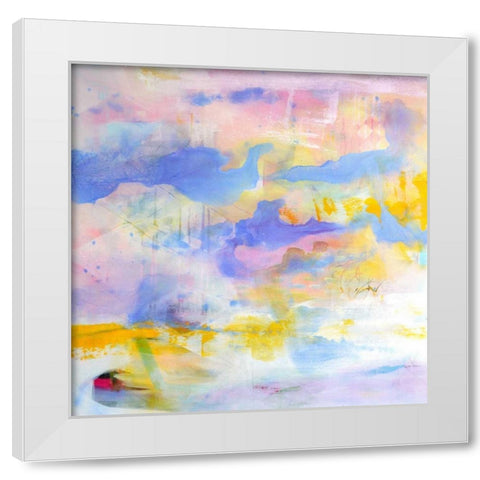 Elements of Innocence White Modern Wood Framed Art Print by Marrison, TA