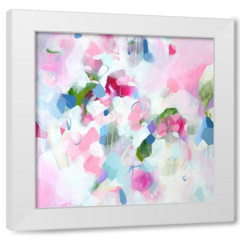 Maisie White Modern Wood Framed Art Print by Marrison, TA