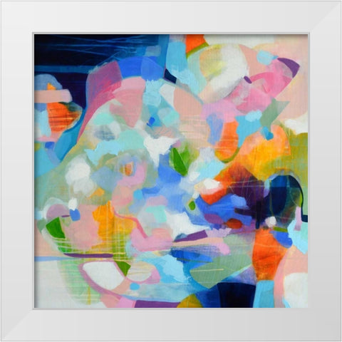 The Devoted Something White Modern Wood Framed Art Print by Marrison, TA