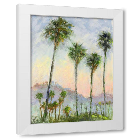 Carlton Sunrise White Modern Wood Framed Art Print by Mertz, Nancie King