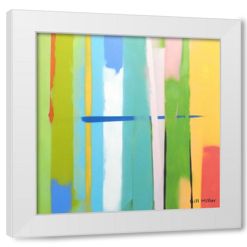 Urban Summer 2 White Modern Wood Framed Art Print by Miller, Gil