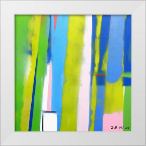 Urban Summer 4 White Modern Wood Framed Art Print by Miller, Gil