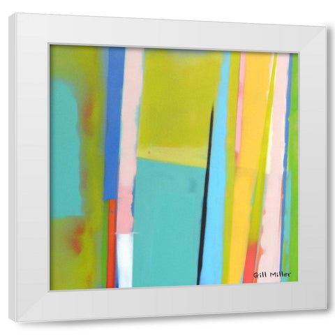 Urban Summer 5 White Modern Wood Framed Art Print by Miller, Gil